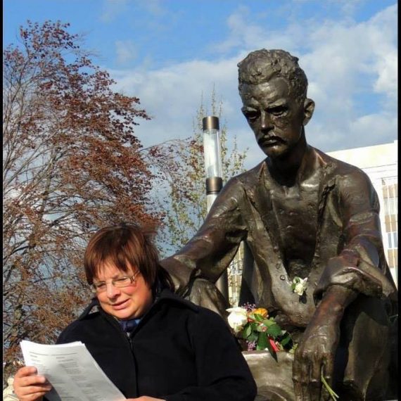 Bak Rita költő - fotó a szerző saját albumából