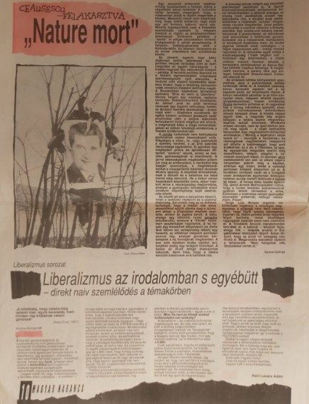 Magyar Narancs anno - fotó: Bojár Iván András