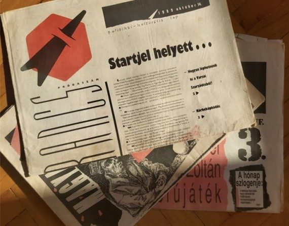Magyar Narancs anno - fotó: Bojár Iván András