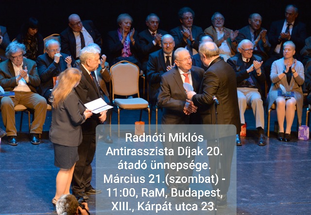 Radnóti díjátadó - fotó: MEASZ