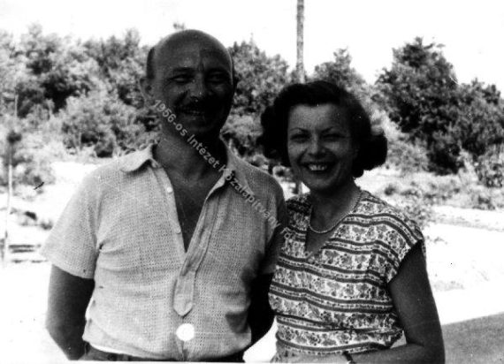 Bozóky Éva férjével, Donáth Ferenccel
