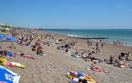 Brighton - tengerpart
