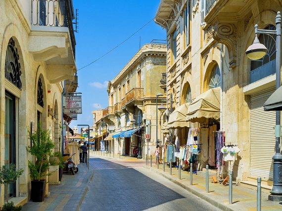 Sétálóutca Limassolban