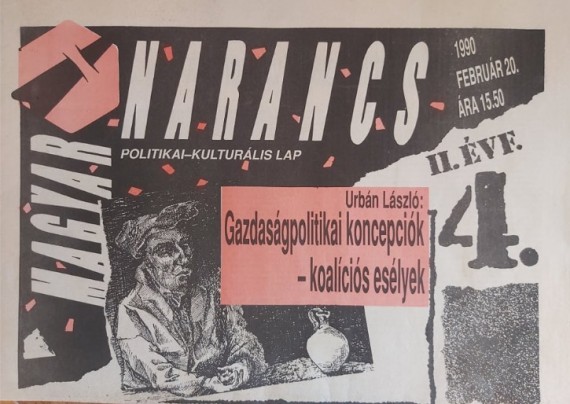 Magyar Narancs anno - fotó: Bojár Iván András
