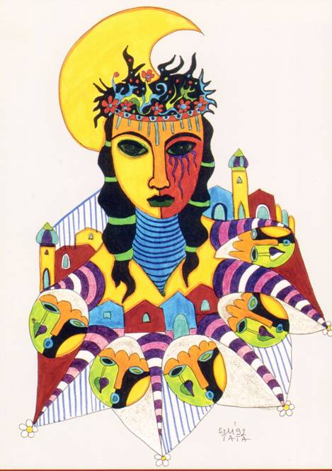 Szécsi Magda grafikája